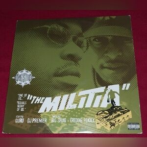Vintage Rare The Militia Steez 12" Single Record Vinyl Gangstarr Guru Dj Premier